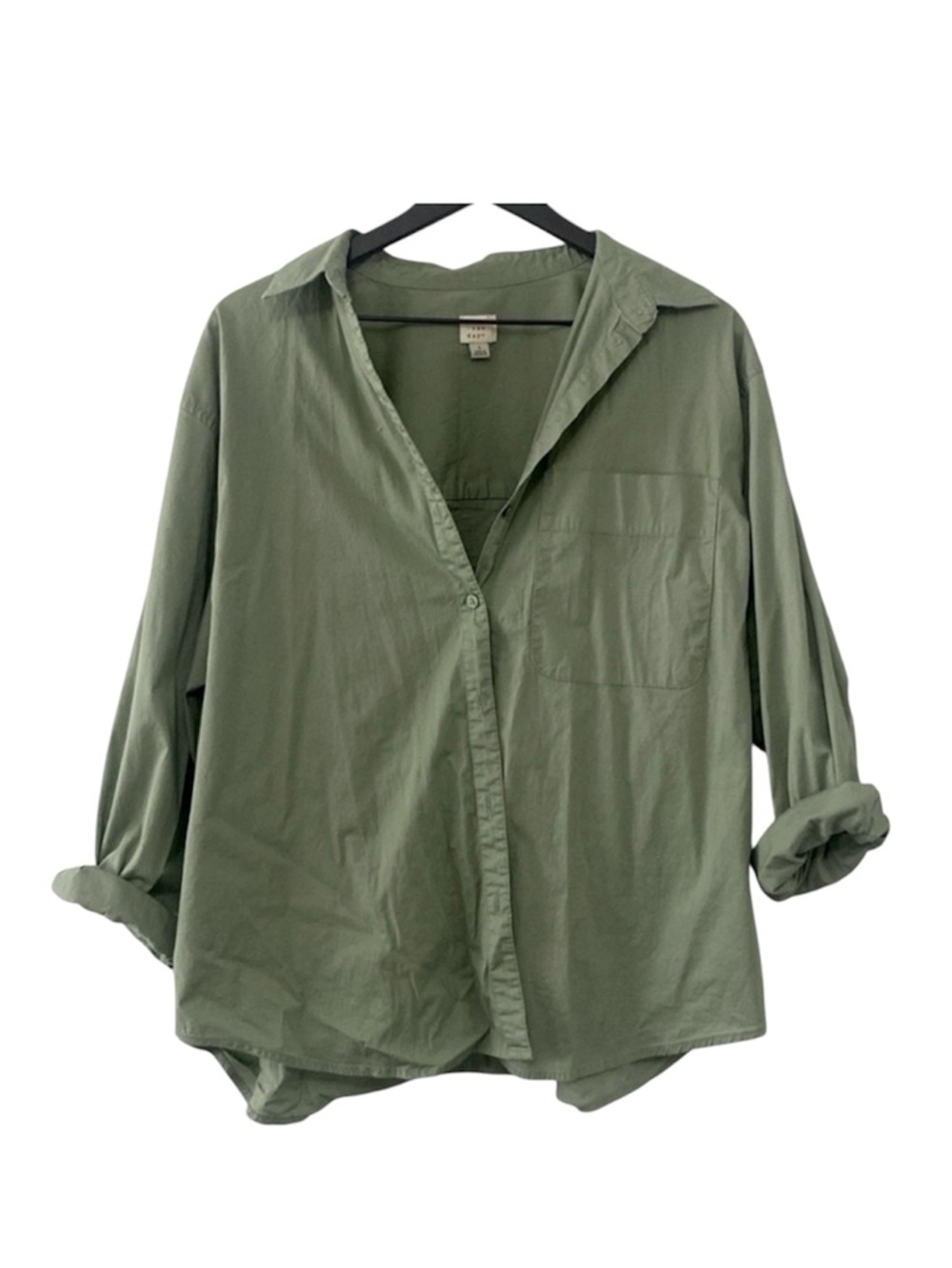 a new day Green Casual Button Down Shirt - S